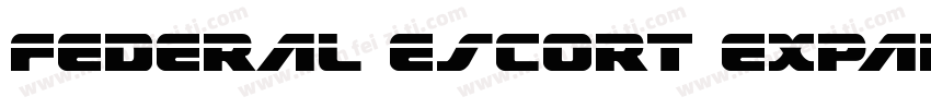 Federal Escort Expan字体转换